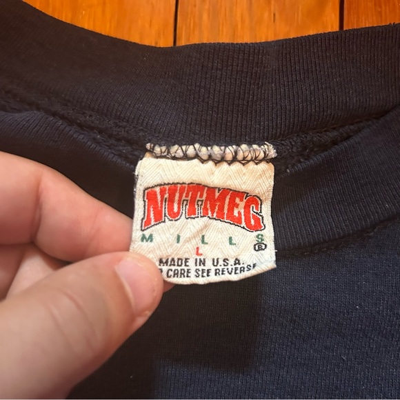 Vintage University of Michigan Wolverines Crewneck Sweatshirt Made in USA - Picture 7 of 8